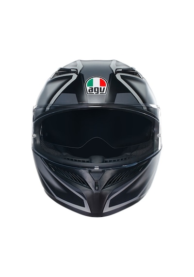 Agv K3 Mplk Compound Kask Gri - Mat Siyah
