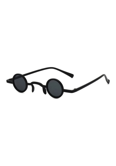 Meltoz Minimal Vintage & Retro Güneş Gözlüğü Bej - Gri
