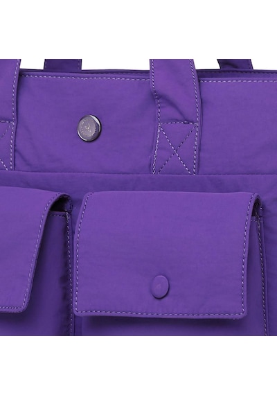 Smart Bags Mikro Poly Kumaş Büyük Boy Kadın Omuz Çantası 3345 Mor