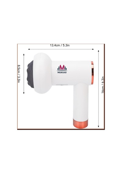 Merxas Sl-630 Shıatsu Masaj Teknigi Şarj Edilebilir 6 Seviye Kablosuz Titreşimli Masaj Aleti Pro Seri Sl-630 Renkli