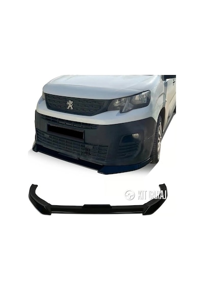 Peugeot Rifter 2018-2024 Ön Lip Plastik Boyasız