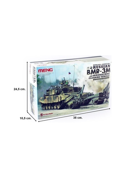 Meng Ss-011 1/35 Ölçek, Rus Bmr-3m T90 Mayın Temizleme Aracı, Plastik Model Kiti-55504