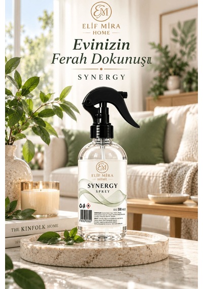 Oda Kokusu Sprey Sinerji Çiçek Kalıcı Oda Parfümü 500 Ml Çiçek Bahçesi