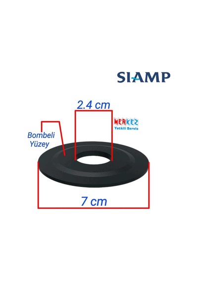 Siamp Rezervuar İç Takım Conta Basmalı Rezervuar İç Takım Contası Rezervuar İç Takım 1 Yıl Siyah Diğer