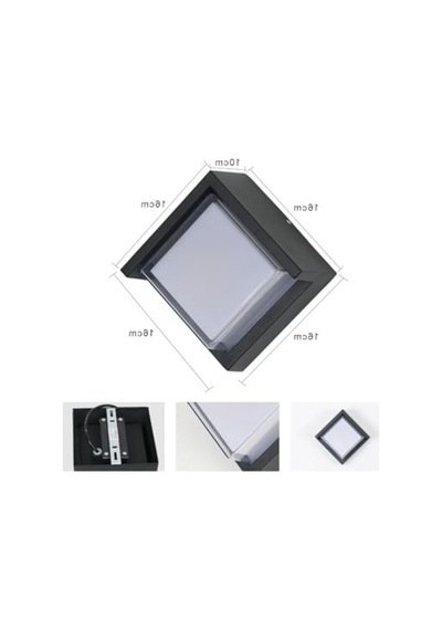 Modern Led Duvar Aplik, 15w, 1500 Lümen