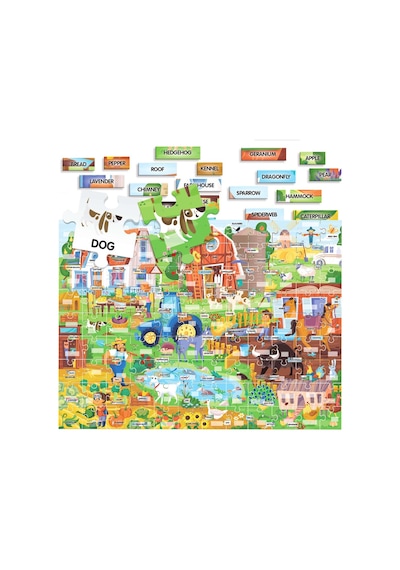 Headu 100 İngilizce Kelime Çiftlik - Puzzle