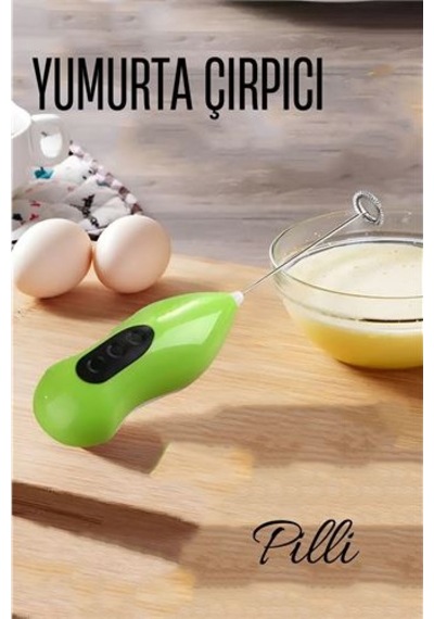 Pilli Yumurta Çırpıcı Mini Pilli Mixer Çırpıcı 721588 Diğer