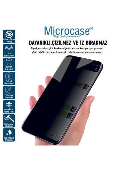 Microcase Huawei Mate 80 İle Uyumlu Privacy Gizlilik Filtreli Hayalet Nano Ekran Koruyucu-ekm110