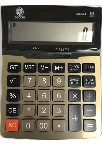 Casio Cockpıt Ck-544 Hesap Makinesi Gri