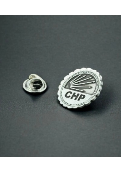 Chp Rozet Siyah 925 Ayar Gümüş