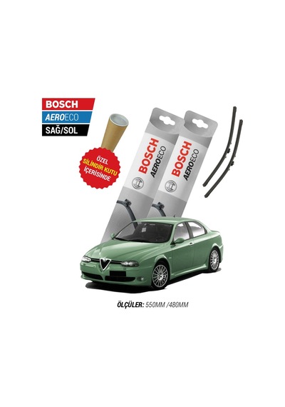 Bosch Aeroeco Alfa Romeo 146 Silecek Takımı (1996-2001)