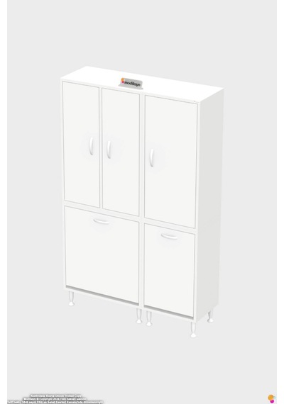 Ohbe 65 + 40cm Genişlik 160cm Boy 32,5cm Derinlik Kirli Sepetli 3 Uzun Kapak Çok Amaçlı Banyo Dolabı Beyaz Ohbe 65 + 40cm Genişlik 160cm Boy 32,5cm Derinlik Kirli Sepetli 3 Uzun Kapak Çok Amaçlı Banyo Dolabı Beyaz