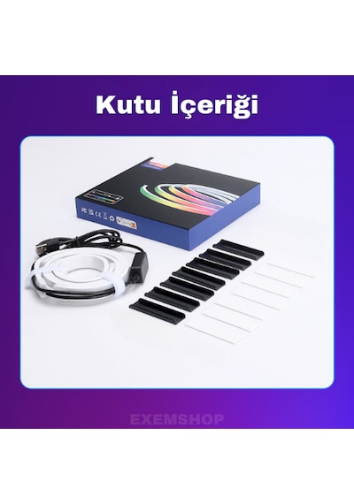 Bilgisayar Ambilight Işığı Görüntüye Duyarlı Ambilight Led 34 İnç
