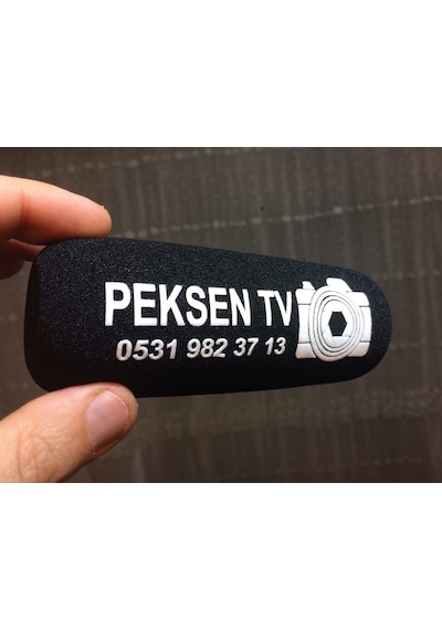 Logo Baskılı Sony Nx100. Nx200 Kamera Mikrofon Süngeri