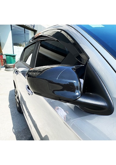 Citroen C4 Cactus Yarasa Ayna Kapağı - Parlak Siyah Abs Plastik
