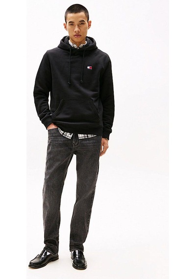 Tommy Hilfiger Tjm Reg Badge Hoodıe Ext-8557 Black