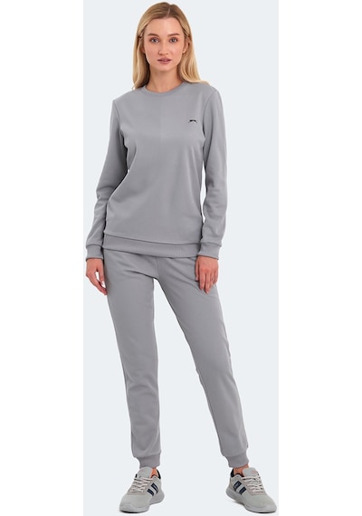 Slazenger OLINDA Kadın Cepli Gri Eşofman Takımı