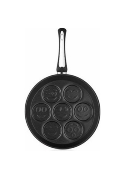Papilla Emoji Pankek Tava 28 Cm Bakır - Beyaz