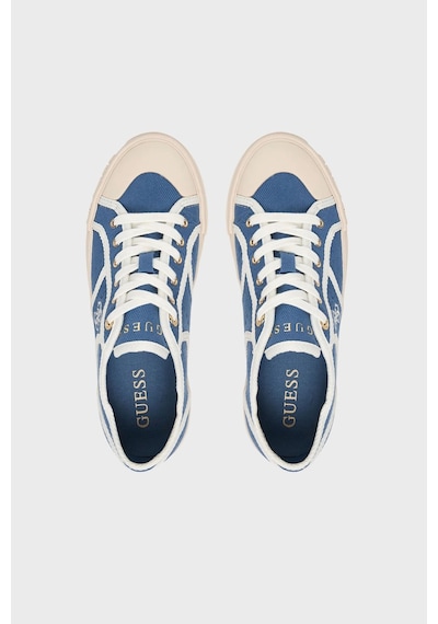 Guess Issah Kadın Sneaker Ayakkabı Flpıssfal12 Mavi