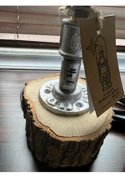Endüstriyel Borulu Rustic Vintage Steampunk Tarz Masa Lambası