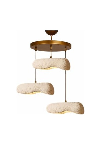 Sedra Handmade Karbon Beton Avize Salon Avize Modelleri E27 3'lü Sarkıt Modern Tasarım: Diğer