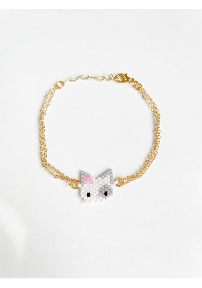 Nevoaccessory Kedi Miyuki Charm Bileklik Çok Renkli