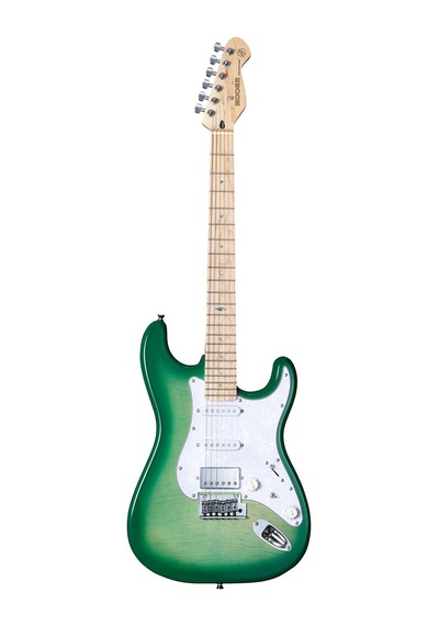 Mooer Msc30prolgr Elektro Gitar Lemon Green
