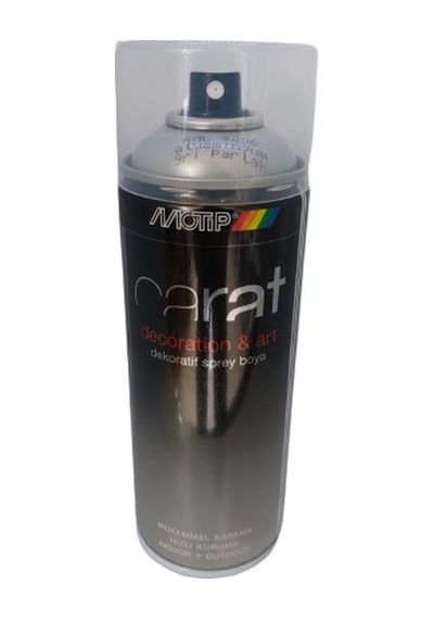 Motip Carat Ral9006 Alüminyum Gri Parlak Sprey Boya 400Ml