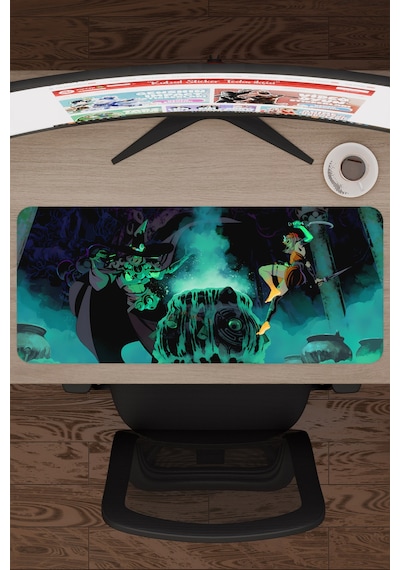 Hades 2 Kaymaz Dikişli Kauçuk Oyuncu Mousepad V5 - 70x30 Xl Gaming Mouse Pad Fare Altlığı