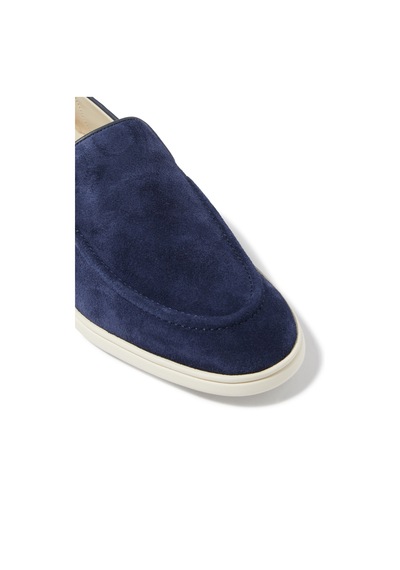 Cqp Debonair Süet Deri Erkek Loafer 40-45 Mavi