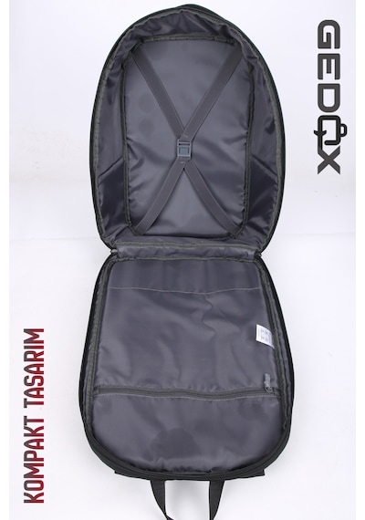 Gedox Siyah Su Geçirmez 25 Litre Geniş Hacimli Seyahat Ve Laptop Sırt Çantası Valiz Tipi Gezi Ve İş Çantası