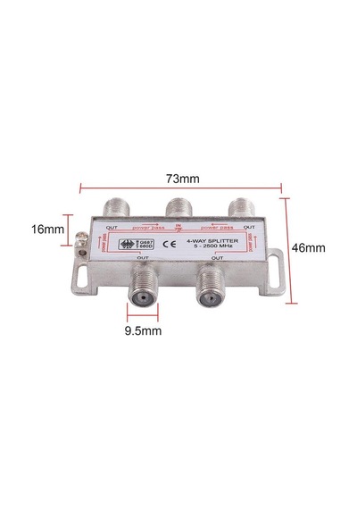 1/4 Splıtter 5 2500 Mhz Elektromer 5'Li Paket