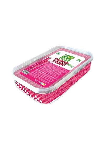 Veg'n Snack Çilek Aromalı Ekşi Yumuşak Şeker Çubukları 200gr-3628