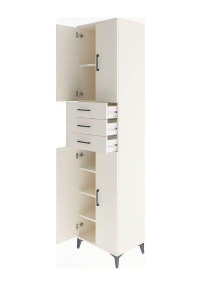 Hyperion Dolap 5 Raflı 3 Çekmeceli 4 Kapaklı 60x44x243 Aytaşı... Aytaşı