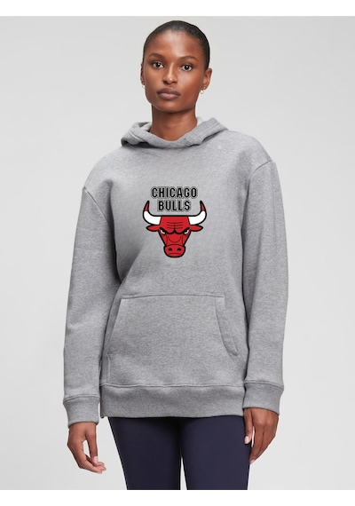 Unisex Kapşonlu Sweatshirt Gri-bohem Gri Mickey-20035