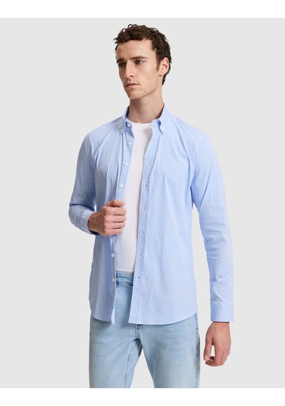 Pierre Cardin Erkek Mavi Gömlek Desenli 50320890-vr036
