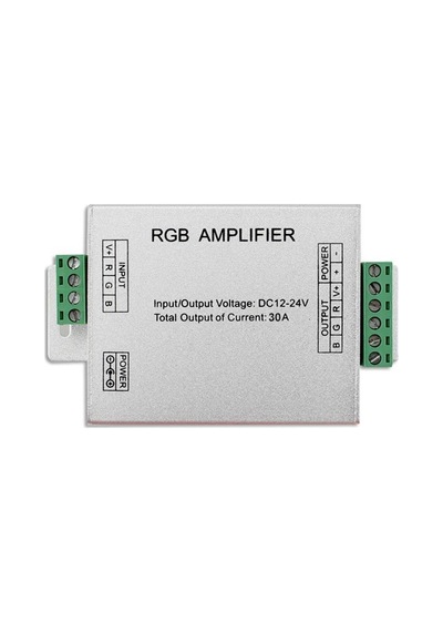 Xtechnx Xtechn004877 Powermaster Pm-4877 12 Volt - 24 Volt 30 Amper Rgb Şerit Led Amplifier Repeater Kod:4877