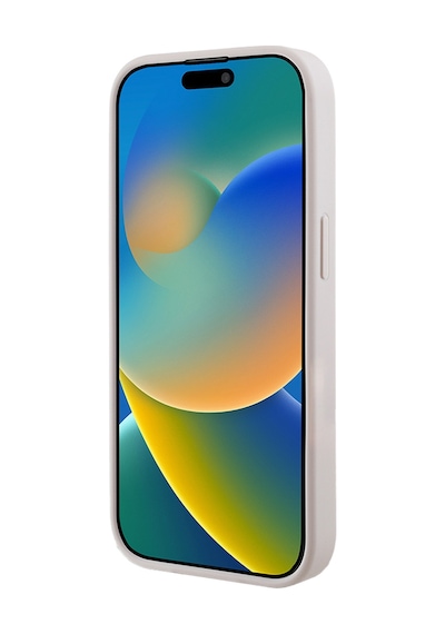 Apple Uyumlu iPhone 14 Pro Max Kılıf Guess Lisanslı Magsafe Şarj Özellikli 4g Desen Yazı Logolu Kapak Pembe