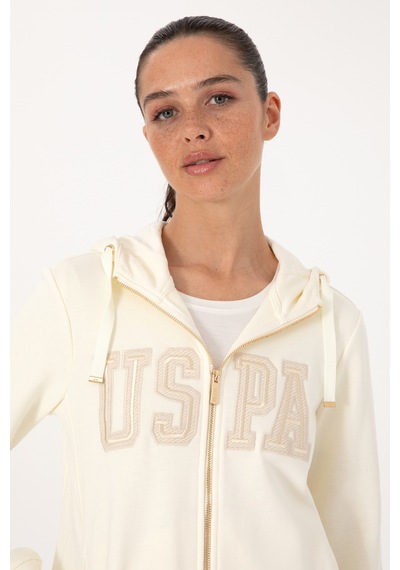 U.s. Polo Assn. Kadın Sweatshirt 50307769-vr256 İnci