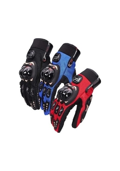 Probiker Motosiklet Eldiveni Korumalı Siyah