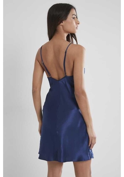 Pierre Cardin Saten Güpürlü Gecelik 624 Laci 001