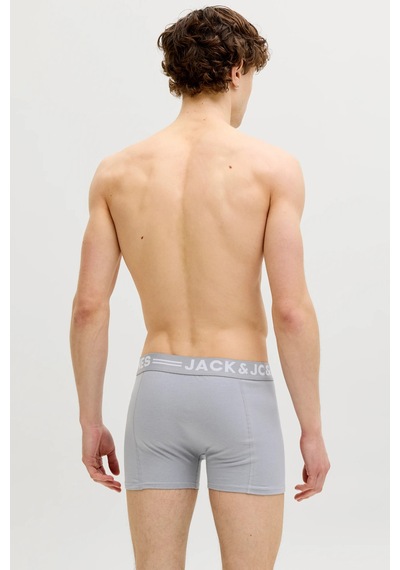 Jack & Jones Erkek 3'lü Boxer 12081832 Weathervane
