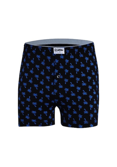 6 Adet Yıldız Erkek Taşma Lastik Desenli Penye Boxer Short 43
