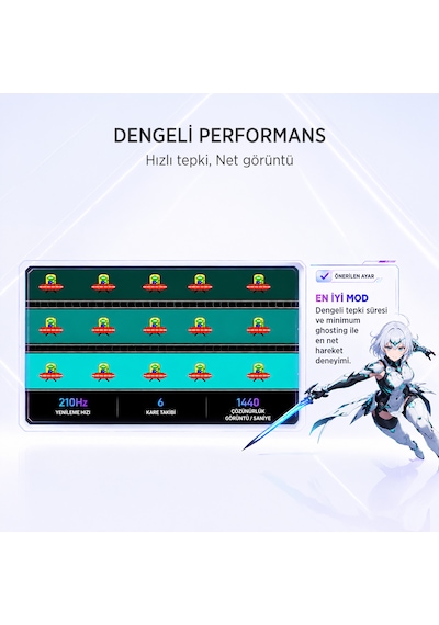 James Donkey Ravel Q70 27'' 210hz 1ms Gtg Fast Ips Qhd 2k Pivot Gaming Monitör Ölü Pikselde Anında Değişim