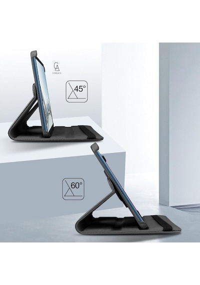 Lenovo Tab M11 Tb-330fu Uyumlu Kılıf Dönebilen Standlı Tablet Kılıfı + Ekran Koruyucu + Kalem