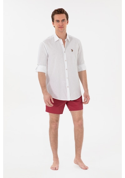 U.s. Polo Assn. Erkek Vişne Deniz Şortu 50300032-vr223 Vişne Bordo