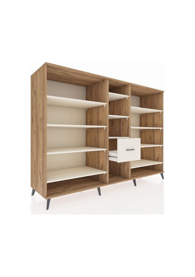 Kronos Dolap 11 Raflı 3 Çekmeceli 220x59x163 Çam-aytaşı Çam-aytaşı Kronos Dolap 11 Raflı 3 Çekmeceli 220x59x163 Çam-aytaşı Çam-aytaşı