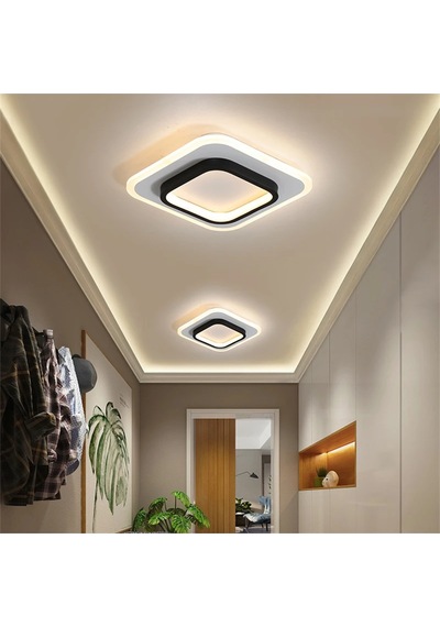 Akrilikli Kare Kumandalı Dimli 3 Işık Renkli 24x24cm Led Tavan La 3Renk Kumandalı