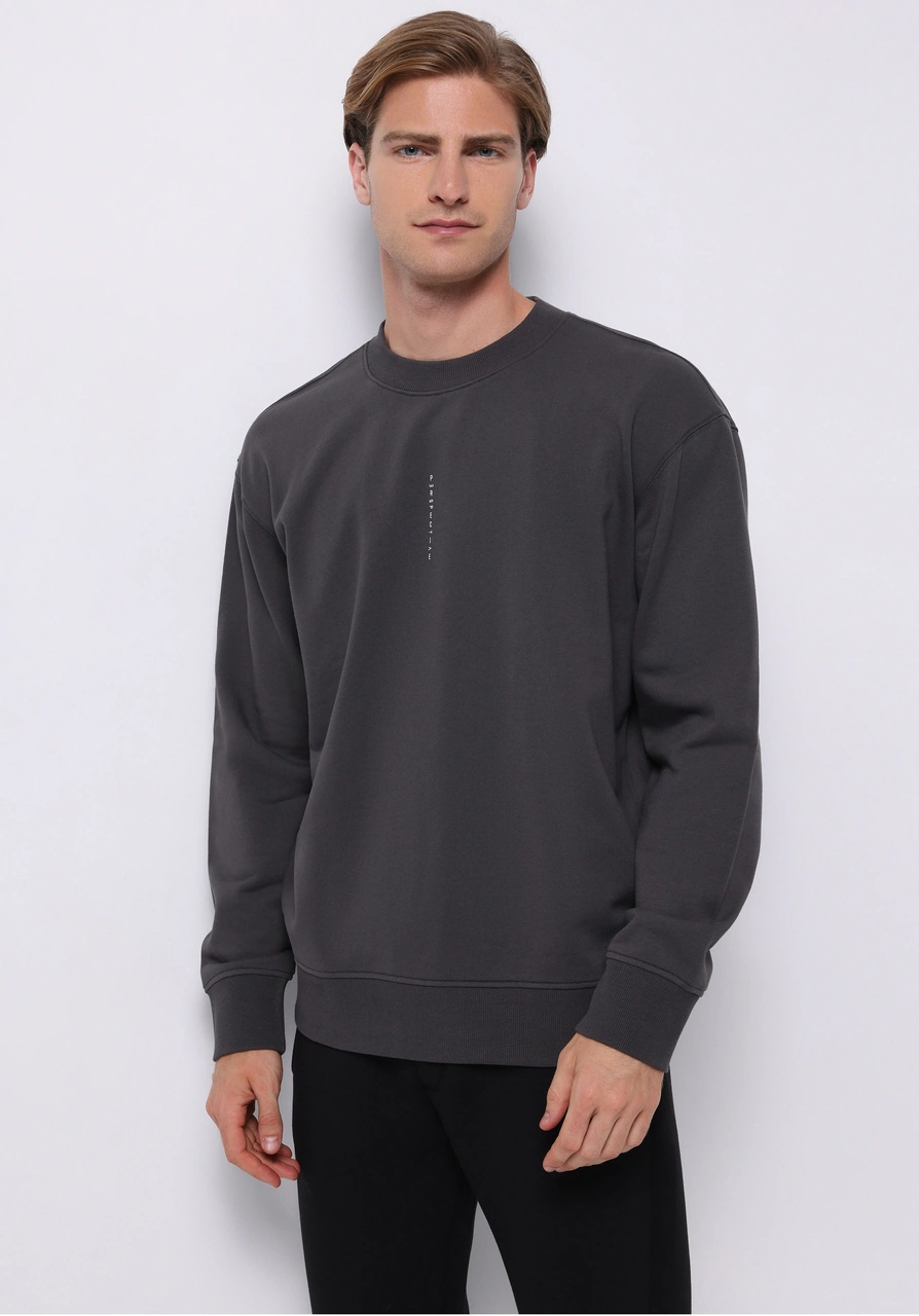 Colin's Colins Comfort Fit Erkek Antrasit Sweatshirt Cl1075712 Q1.v2 Ant Antrasit