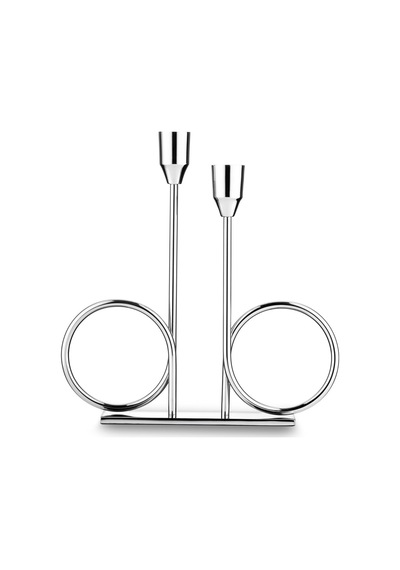 Jumbo Alula Stand Şamdan Silver Diğer